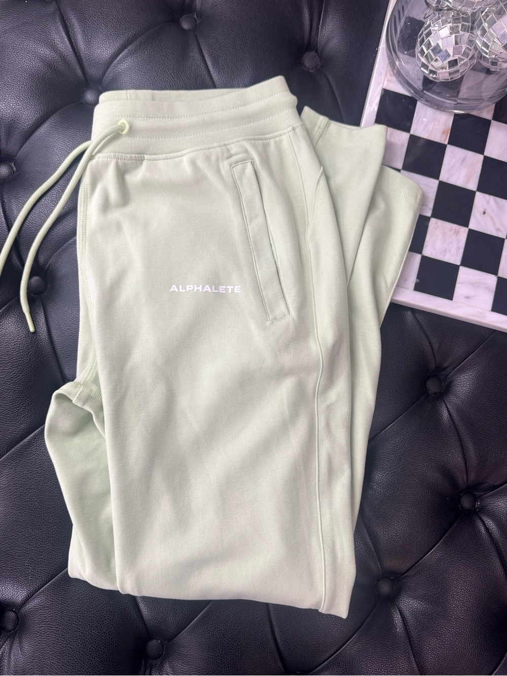 Alphalete Sorbet Soft Green Joggers